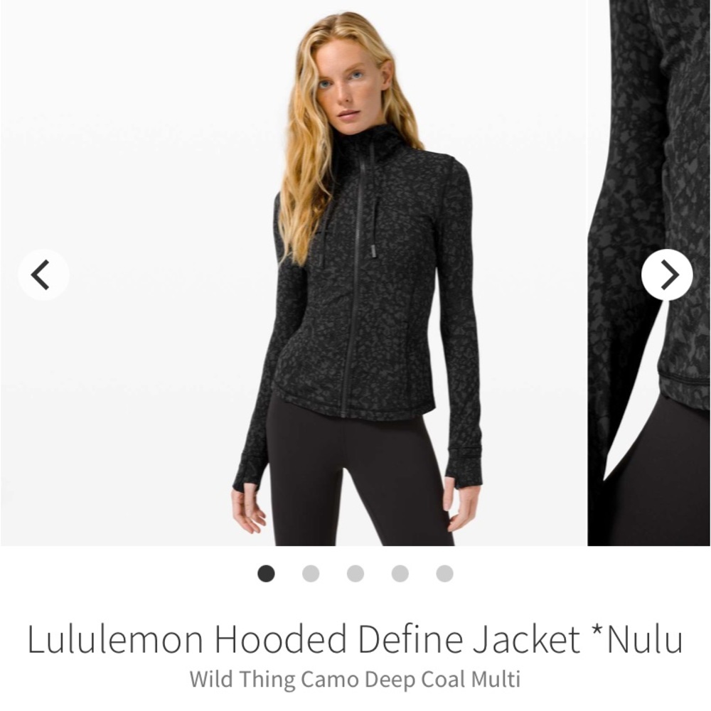 Lululemon NWT Hooded Define Jacket Nulu